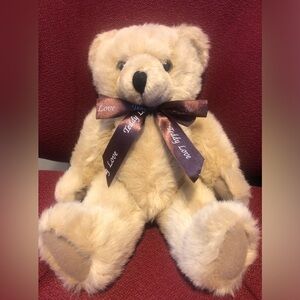 Jointed Plush Bear Tan 11” Teddy Love 2002